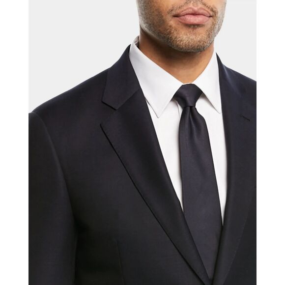 Emporio Armani Two-Button Wool Blazer, Navy Size 52R (EU) 41R (US) NWT - Picture 3 of 4